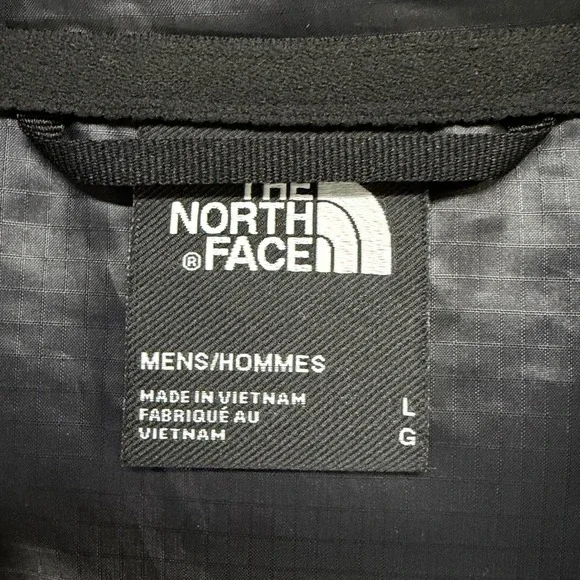 The North Face Cyclone Hooded Jacket Mens L Black Beige Windbreaker Outdoor - Picture 13 of 16